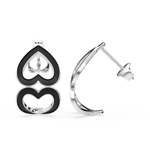 ENAMEL EARRING